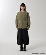 STITCH ZIP-UP KNIT