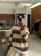  A-ekid Knock Dangara Overfit Knit
