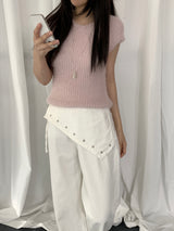 Nelson Studded Wide Straight Pants