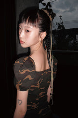 LINEN SCRUNCHIE - BEIGE