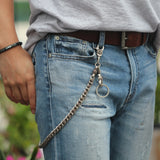 SVC-508 Antique Silver Handmade Keyring Pants Chain