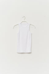 (W) Bean Ribbed Sleeveless