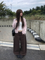 Ttalba スカシ ボールド ニット カーディガン