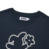 ウィッティバニークロップモーダルTシャツ [ダークネイビー]