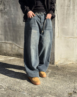 Fadel classic washing wide denim