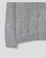(UNISEX) ウールミックス ヘビー ブラッシュ ニット カーディガン