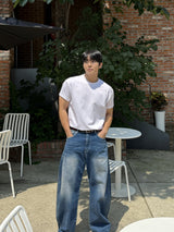 リメイバルーンデニムパンツ