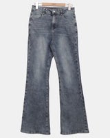 (Denim) Ranon High-Waist Bootcut Pants