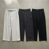 Shadow Texture Wide Trousers
