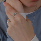 Melting stone ring