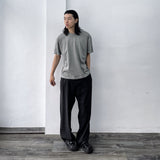 Shadow Texture Wide Trousers
