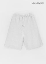 [B-BASIC] Mid-Sweat Cut-Out Bermuda Pants