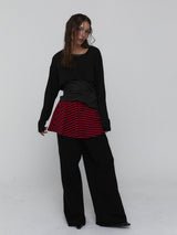 Cotton Cropped Top_Black