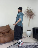 Lot Eyelet Cargo Bermuda Pants