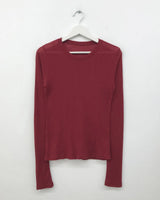 Leaf Low Cutting Long Sleeve