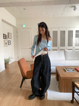 LAYERED TENCEL LONG SLEEVE