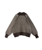 UNISEX プレーティングジップニット