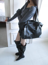 deep mood leather bag