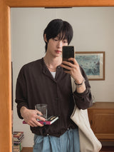 パラディンサマーストリングクロップカーディガン