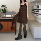 Noi vintage washed low-rise long bootcut denim pants