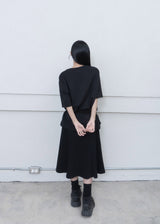 レタリングTシャツ ブラック