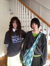 【即日発送】YWD WELCOME T-SHIRTS_CHARCOAL (1color)