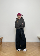 [MADE] Duren Line Fleece Nylon Banding Pants