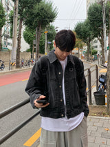 Code D Crop denim Jacket
