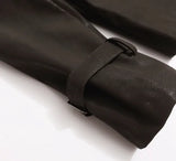 ヴィンテージ レザー ミックス トレンチ ジャケット
