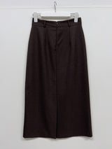 D-ring Stripe H-Line Long Skirt