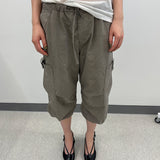 RIGHE CARGO HALF PANTS LIGHT BROWN