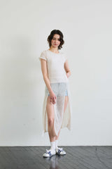 WITTY KNIT ONE-PIECE / IVORY
