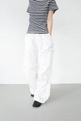 D-ring tuck banding pants(2colors)