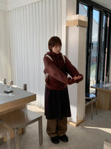 Itol Cable Hood Knit Cardigan