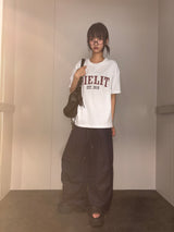 Devil Letter Tattoo Graphic Oversized T-Shirt 3color