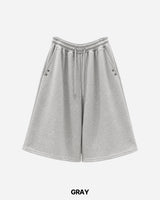 Punch Eyelet Bermuda Sweatpants