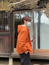 Fancy windbreaker hood jacket