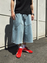 フォイルカーペンターバミューダデニムパンツ 2C