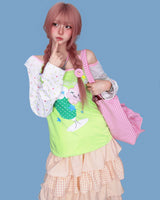 メロン ソーダワイド ロング Tシャツ
