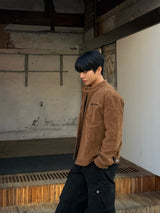 Robe biker suede jacket