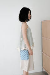 cross pouch (blue dot)