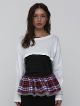 Cotton Cropped Top_White