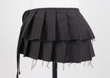 PLEATS SKIRT BELT