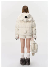 13DE MARZO Bear Costume Down Jacket