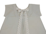 COUNTRY FLARE LINEN DRESS / BEIGE