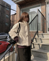 Hoon Hidden Hook Fur Short Jacket