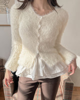 Layered mini skirt