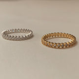 (silver925) Waterdrop cubic ring *silver