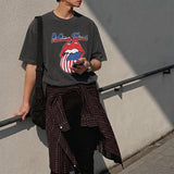 [A-T0187] ローリングプリントピグ半袖Tシャツ (4色)