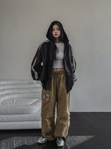 [U-BASIC] Soft Ribbed Round Crop Long Sleeve